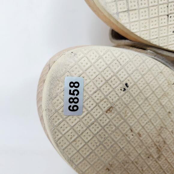 Dr Scholls Wooden Slide Sandals Womens 7 Original Clog Off White Austria Vintage - Picture 12 of 12